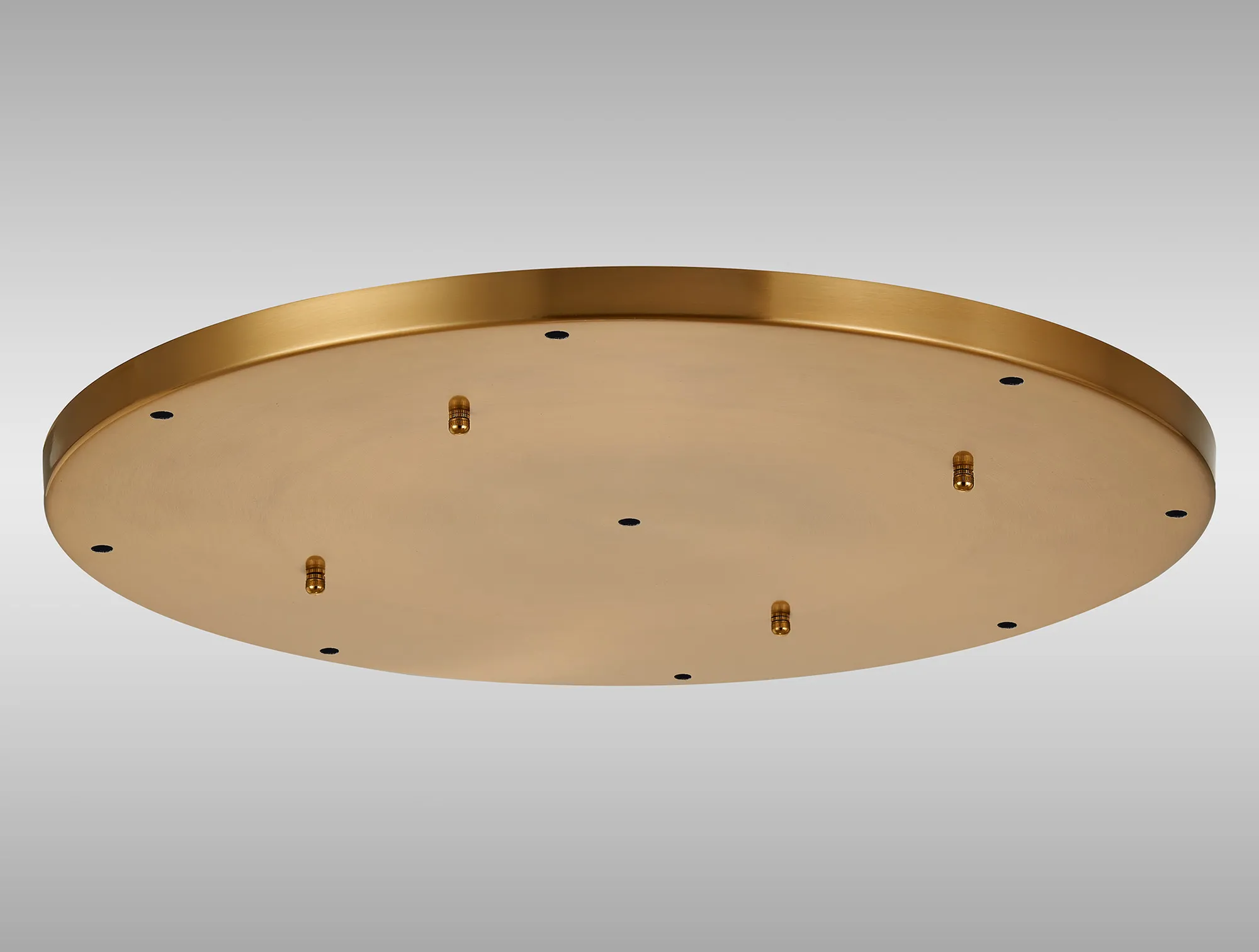 Hayes 9 Hole 60cm Round Ceiling Plate Brass D0831BR  Deco Hayes Brass
